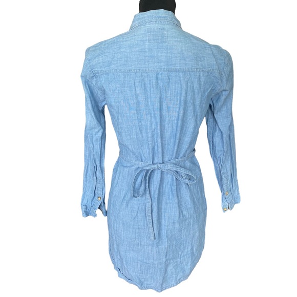 American Eagle Denim Button Down Tunic Shirt - Picture 5 of 7